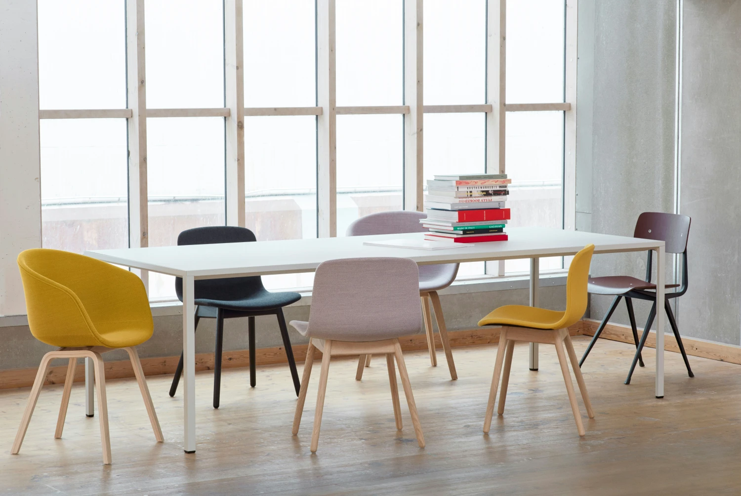 Hay AAC 23 Chair, Water-based Lacquered Oak / Steelcut Trio 446 2 Hay AAC 23 Chair, Water-based Lacquered Oak / Steelcut Trio 446 - Image 2