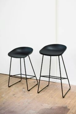 Hay AAS 38 Bar Stool High, Black Frame / Black 11 Hay AAS 38 Bar Stool High, Black Frame / Black -Maze Furni Shop hay aas 38 bar stool high black frame 3 3