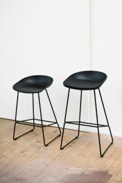 Hay AAS 38 Bar Stool High, Black Frame / Black 8 Hay AAS 38 Bar Stool High, Black Frame / Black -Maze Furni Shop hay aas 38 bar stool high black frame 7