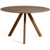 Hay CPH 20 Table Ø120x74 Cm, Water Based Lacquered Walnut