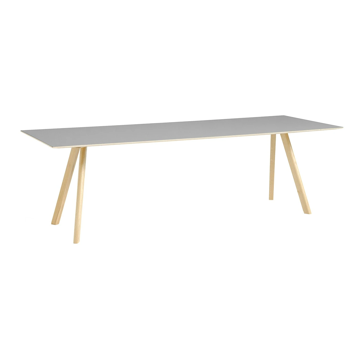 Hay CPH 30 Table 90x250x74 Cm, Waterbased Lacquered Oak/Grey Linoleum 4 Hay CPH 30 Table 90x250x74 Cm, Waterbased Lacquered Oak/Grey Linoleum - Image 4