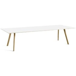 Hay CPH 30 Table 250x120 Cm, Water-based Lacquered Oak / White Laminate