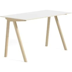 Hay CPH 90 Desk Waterbased Lacquered Oak/White Laminate