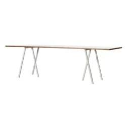 Hay Loop Stand Table 160 Cm, White