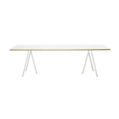 Hay Loop Stand Table 200 Cm, Linoleum / Black -Maze Furni Shop hay loop stand table 200 cm 2 1
