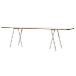 Hay Loop Stand Table 200 Cm, Laminate / White