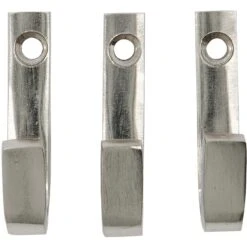 House Doctor Bath Hooks 5 Cm 3-pack, Silver
