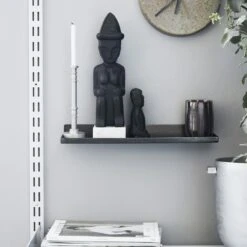House Doctor Boti Shelf 11,5x43 Cm, Black Antique -Maze Furni Shop house doctor boti shelf 115x43 cm black antique 2