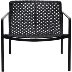 House Doctor Habra Lounge Chair, Black