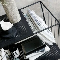 House Doctor Use Side Table L, Black -Maze Furni Shop house doctor use side table black 3