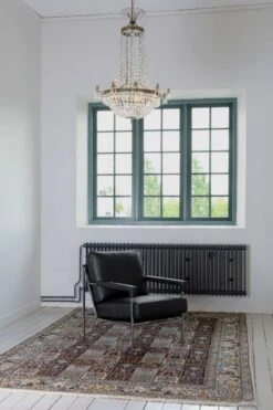 Seventy Five Armchair Leather, Black / Black Canvas -Maze Furni Shop jonas ihreborn seventy five armchair 5