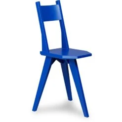 Camilla Chair Beech, Stained Kandell Blue