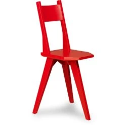 Camilla Chair Beech, Stained Kandell Red