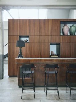 Kartell A.I. Bar Stool Recycled 75 Cm, Black -Maze Furni Shop kartell ai bar stool recycled 10