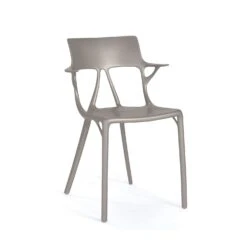 Kartell A.I. Chair, Metallic Grey