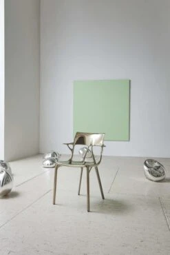 Kartell A.I. Metal Chair, Bronze -Maze Furni Shop kartell ai metal chair 5