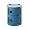 Kartell Componibili Modular System 2 Compartments, Blue