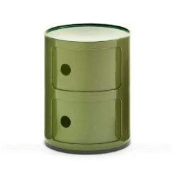 Kartell Componibili Modular System 2 Compartments, Green