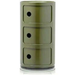 Kartell Componibili Modular System 3 Compartments, Green