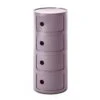 Kartell Componibili Modular System 4 Compartments, Purple