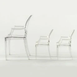 Kartell Lou Lou Ghost Chair Baby, Crystal -Maze Furni Shop kartell lou lou ghost chair baby 2