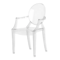 Kartell Lou Lou Ghost Chair Baby, Crystal