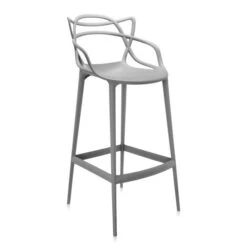 Kartell Masters Stool 65cm, Grey -Maze Furni Shop kartell masters barstool 1