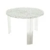 Kartell T-Table Side Table, Crystal
