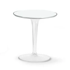 Kartell Tip Top Table, Crystal