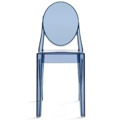 Kartell Victoria Ghost Chair, Powder Blue -Maze Furni Shop kartell victoria ghost chair 2