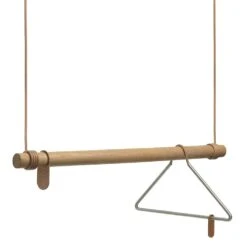 LIND DNA Swing Hanger 80 Cm, Oak/Nature Leather -Maze Furni Shop lind dna swing hanger 80 cm 9