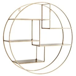 Madam Stoltz Round Shelf, 61x15,5 Cm