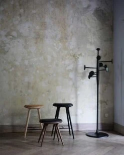 Mater High Stool 69 Cm, Black Stained Beech -Maze Furni Shop mater high stool 74 cm recycled aluminium 1