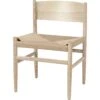 Mater Nestor Chair, Matte Lacquered Oak / Paper String