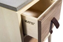 Abisko Concrete Top For Chest Of Drawers 5 Drawers -Maze Furni Shop mavis abisko concrete top 4