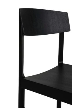 Rod Chair, Black Stained Ash -Maze Furni Shop mavis chair rod white wax oil 12