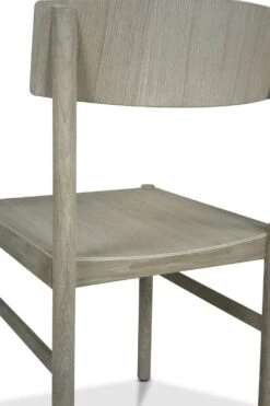 Rod Chair, White Wax Oiled Oak -Maze Furni Shop mavis chair rod white wax oil 5