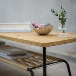 Marcel Coffee Table/Sideboard 120x50 Cm, Oiled Rustic Oak -Maze Furni Shop mavis marcel coffee table sideboard oiled rustic oak 3