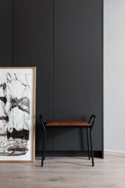 Maze Anyone Stool, Black/Vintage Cognac 7 Maze Anyone Stool, Black/Vintage Cognac -Maze Furni Shop maze anyone stool 6