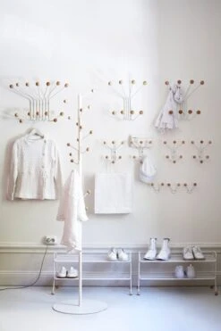 Maze Bill Floor Hanger Hook, White -Maze Furni Shop maze bill floor hanger 13