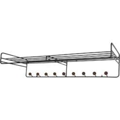 Maze Bill Hat Rack L 102 Cm, Black / Walnut