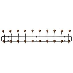 Maze Bill Horizontal Hanger L, Black/Brown