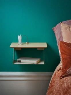 Maze Edgy Wood Shelf, Eggshell / Ash -Maze Furni Shop maze edgy wood shelf 4