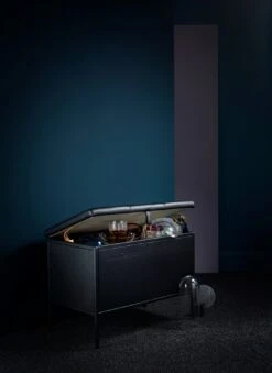 Maze Frank Storage Bench, Black/Black -Maze Furni Shop maze frank storage bench 23