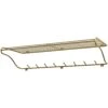 Maze Hat Rack L, Brass