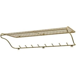 Maze Hat Rack L, Brass