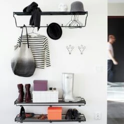 Maze Hat Rack L, Black -Maze Furni Shop maze hat rack l 3