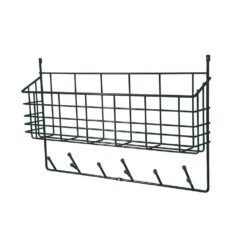 Maze Mitten Shelf Storage/Hooks, Black