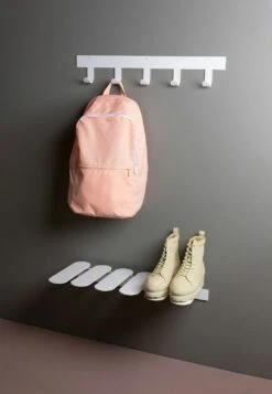 Maze Only Hooks Hanger, White -Maze Furni Shop maze only hooks hanger 11