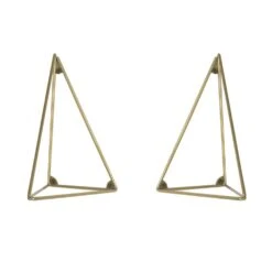 Maze Pythagoras Console 2 Pcs, Brass